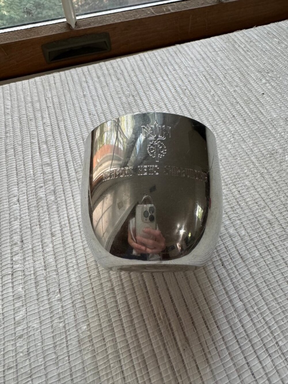Jefferson Cup | Engraved 1980 Newport News Shipbuilding Football